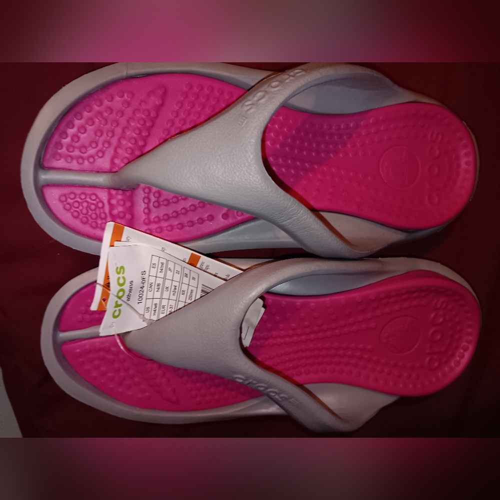 Crocs flip flops
